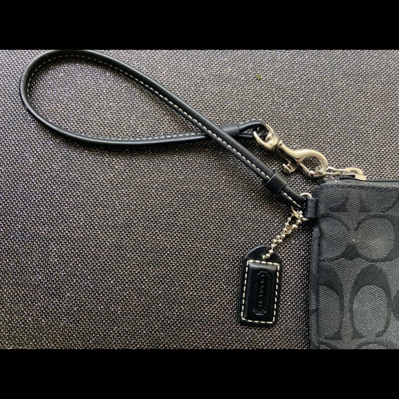 Coach Corner Zip Wristlet - Picture 8 of 9